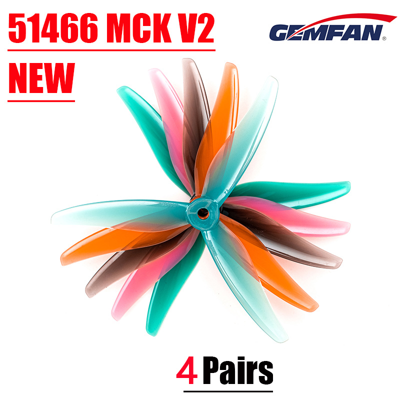 4 Paar GEMFAN 51466 MCK 5 Zoll – Drone Battery Strap Bewertung und Preis